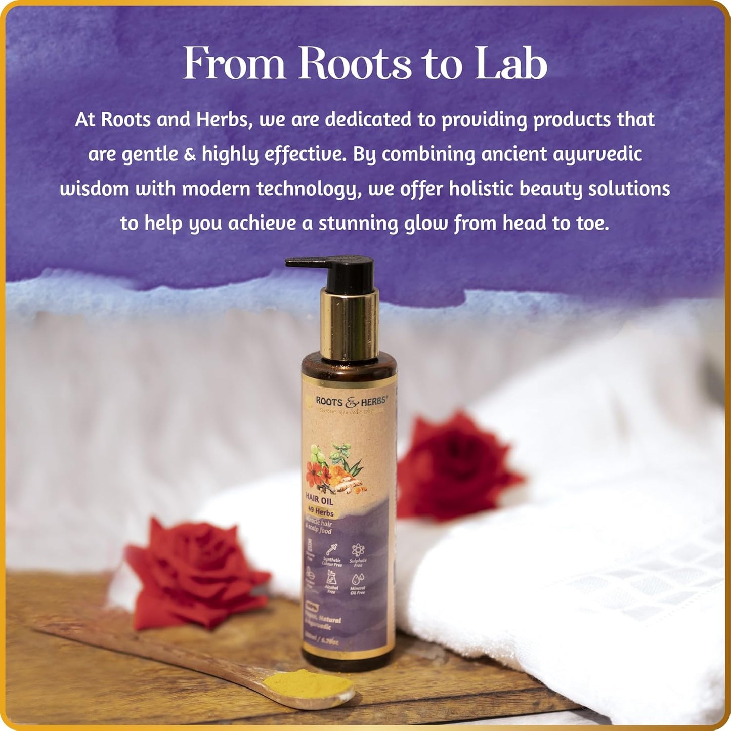 49 Herbs Ayurvedic Organic Hair Oil