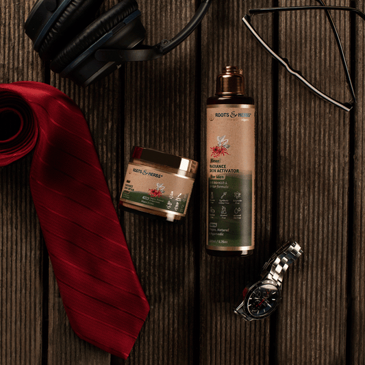 Kesar Radiance Anti Blemish & Detan Ubtan Activator Bundle for Men (normal-dry Skin)