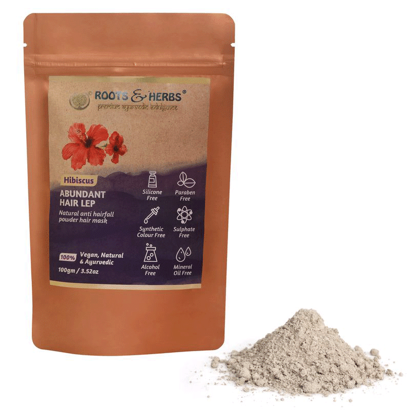 Hibiscus Abundant Hair Lep Anti Hairfall Powder Hair Mask