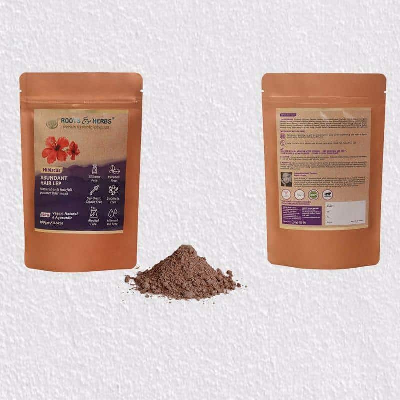 Hibiscus Abundant Hair Lep Anti Hairfall Powder Hair Mask