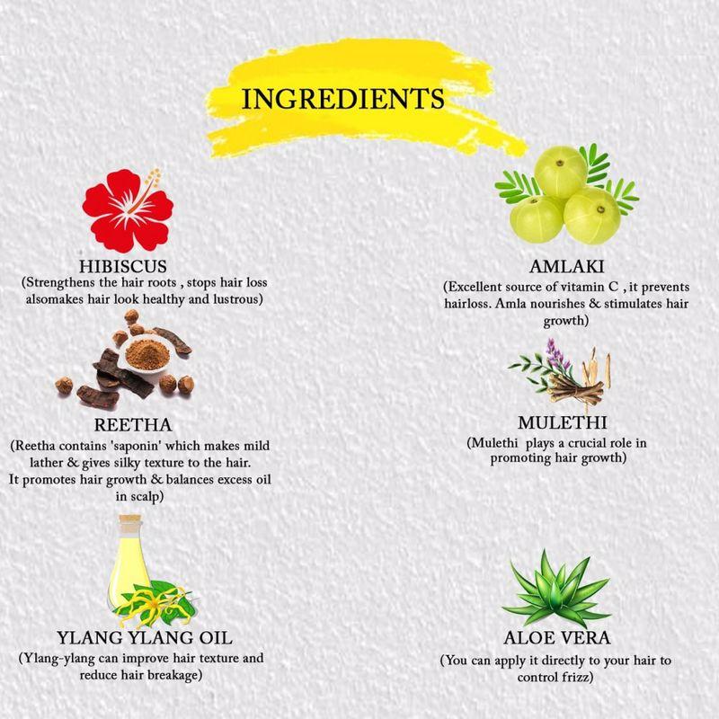 Hibiscus Abundant Hair Lep Anti Hairfall Powder Hair Mask