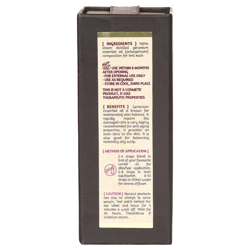 Geranium Essential Oil Pure Steam Distilled