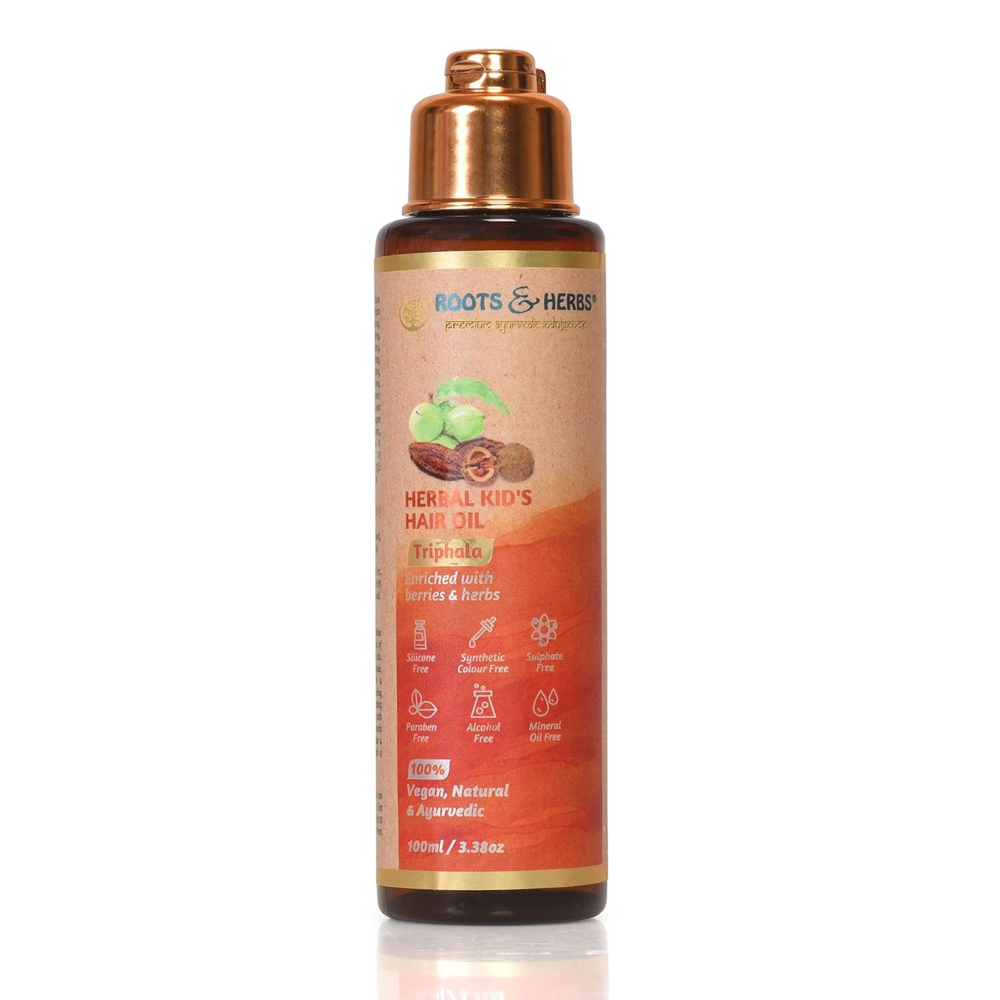 Triphala Herbal Kids Hair Oil Enriched With Berries & Potent Herbs (all Hair Types)