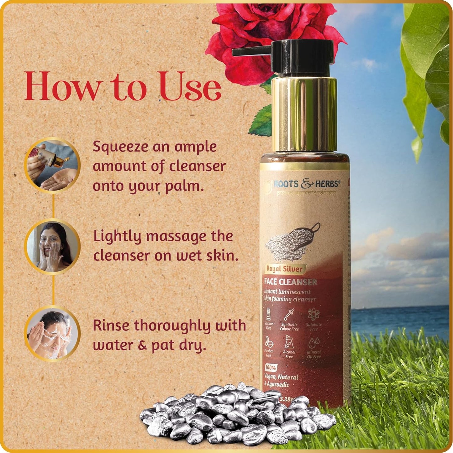 Royal Silver Face Wash Foaming Cleanser