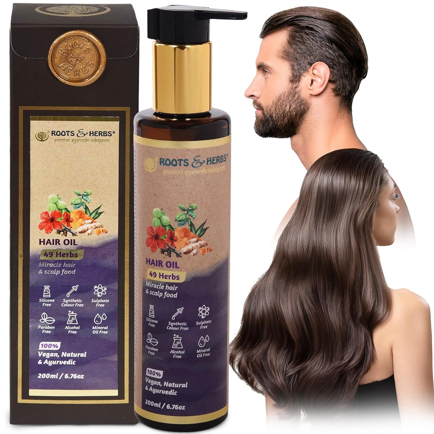 49 Herbs Hair Oil Miracle Hair