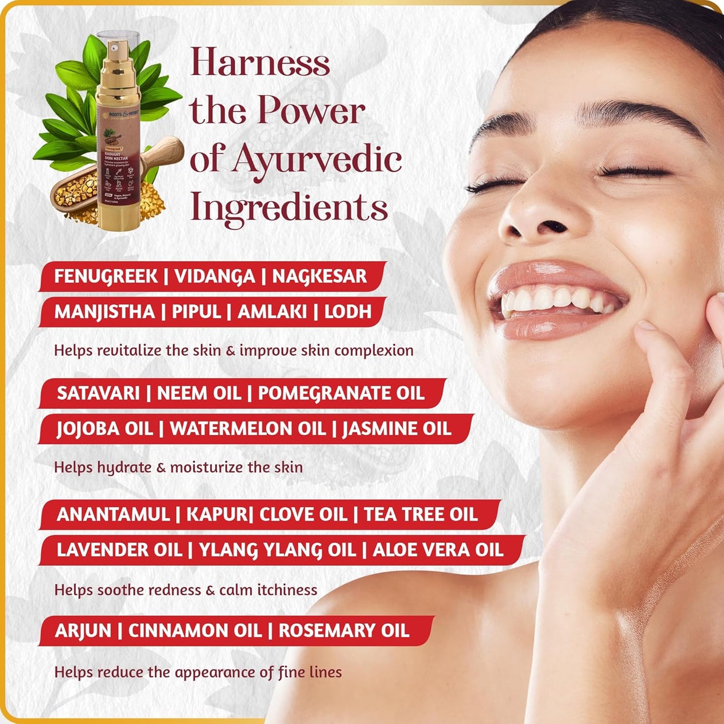 Fenugreek Radiant Skin Nectar Intensive Treatment for Hydrated & Glowing Skin (oily -combination Skin)