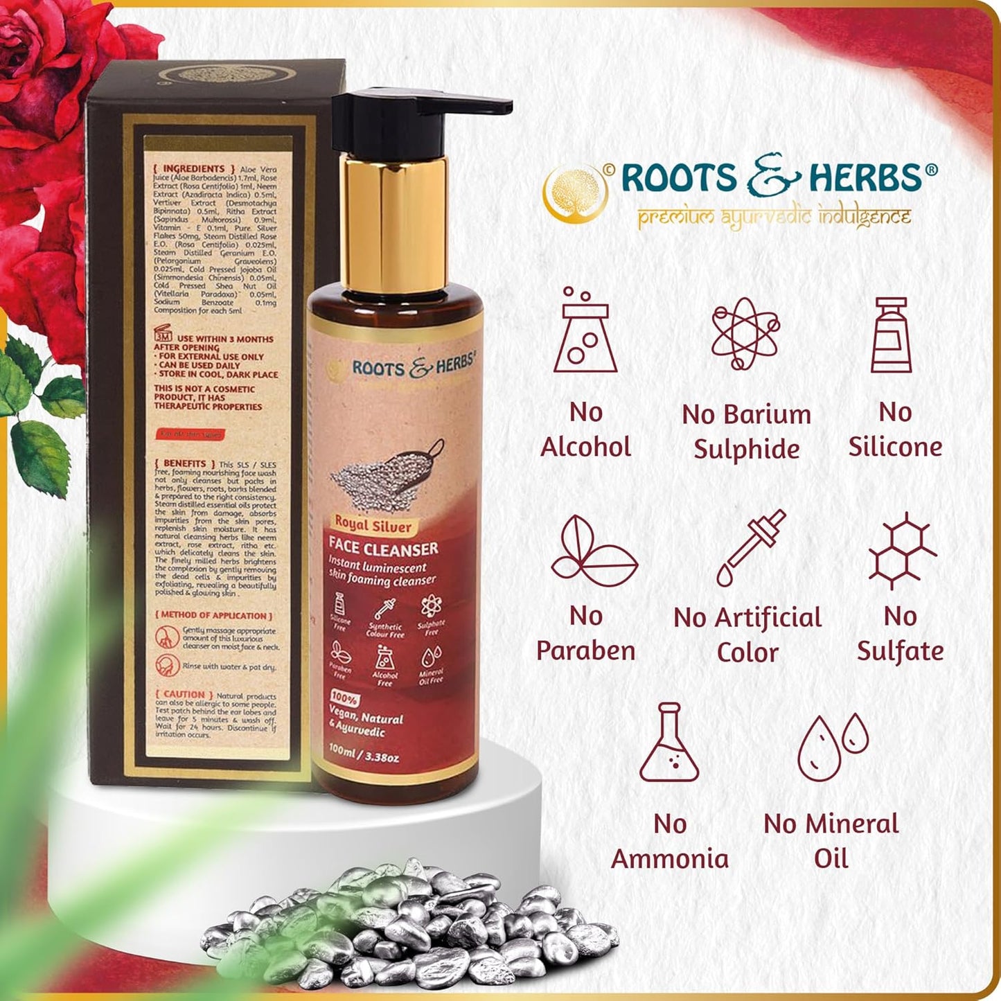 Royal Silver Face Wash Foaming Cleanser
