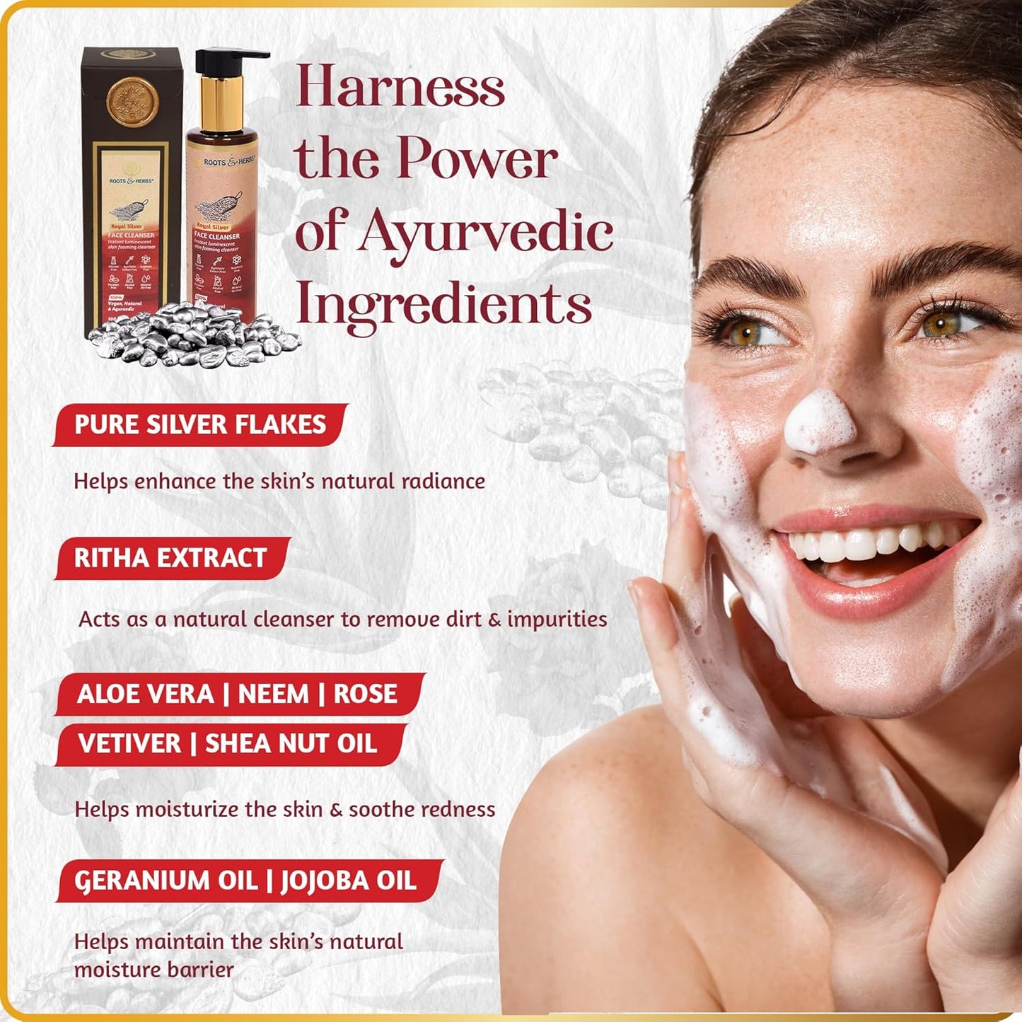 Royal Silver Face Wash Foaming Cleanser