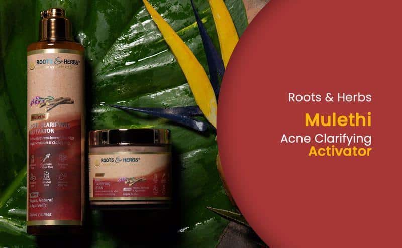 Mulethi Acne Clarifying Kit Intensive Treatment  (ubtan & Activator Bundle) (oily -combination Skin)