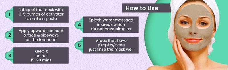 Mulethi Acne Clarifying Kit Intensive Treatment  (ubtan & Activator Bundle) (oily -combination Skin)