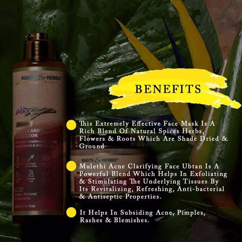 Mulethi Acne Clarifying Ubtan (Oily-combination Skin)