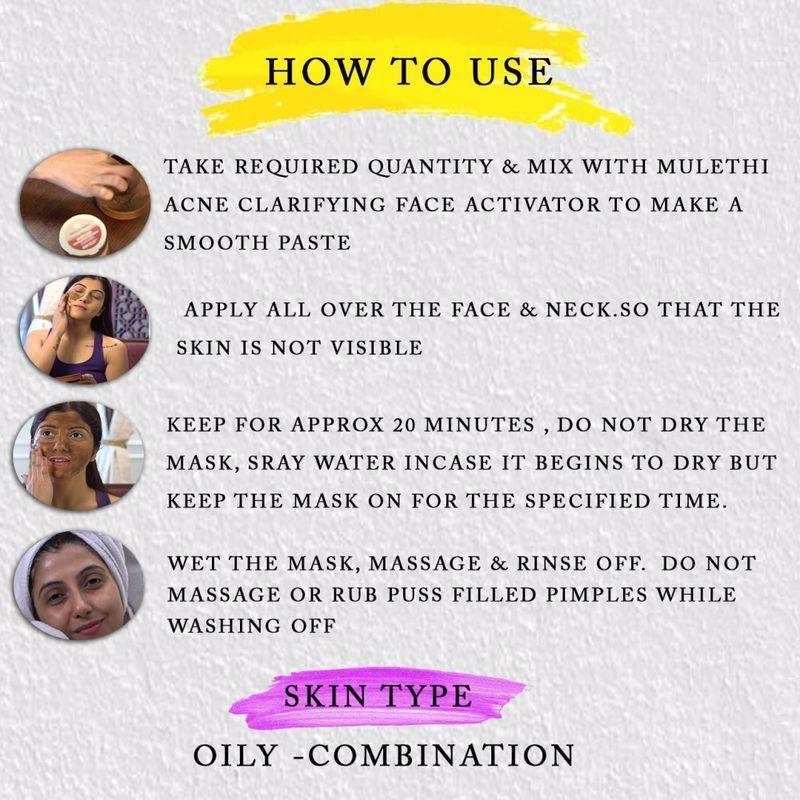 Mulethi Acne Clarifying Ubtan (Oily-combination Skin)