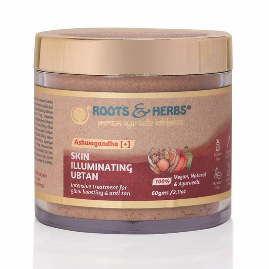 Ashwagandha Skin Illuminating Ubtan Intensive Treatment for Glow Boosting & Anti Tan (normal-dry Skin)