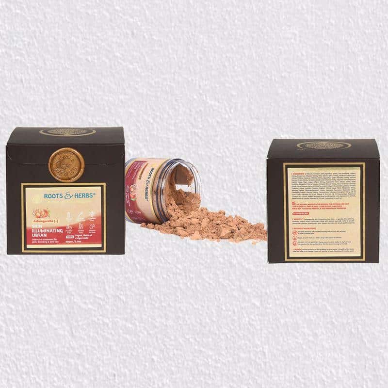 Ashwagandha Skin Illuminating Ubtan Intensive Treatment for Glow Boosting & Anti Tan (normal-dry Skin)