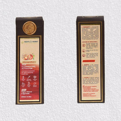 Ashwagandha Skin Illuminating Activator Intensive Treatment for Glow Boosting & Anti Tan (normal-dry Skin)