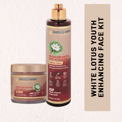 White Lotus Youth Enhancing Face Kit (ubtan & Activator Bundle) (matured-normal-dry Skin)