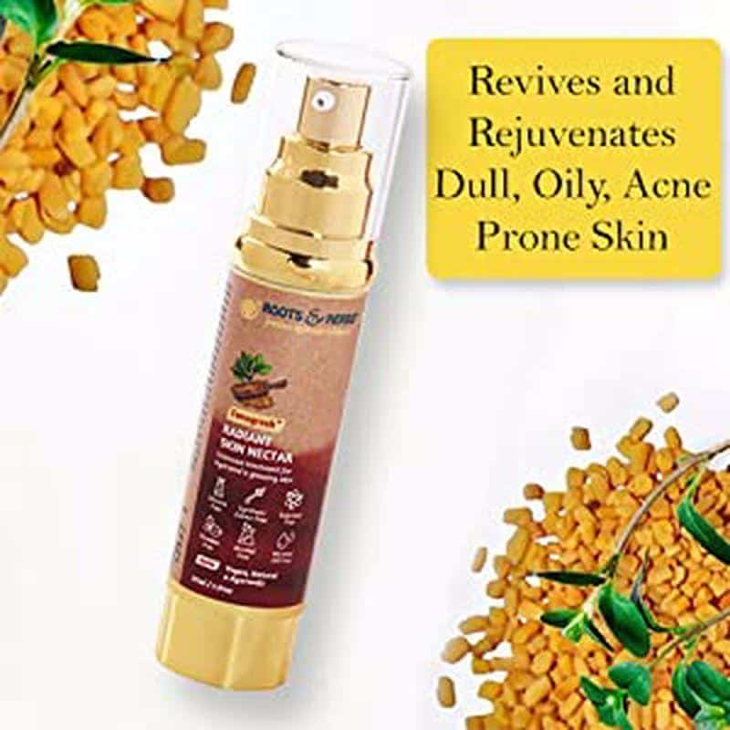 Fenugreek Radiant Skin Nectar Intensive Treatment for Hydrated & Glowing Skin (oily -combination Skin)