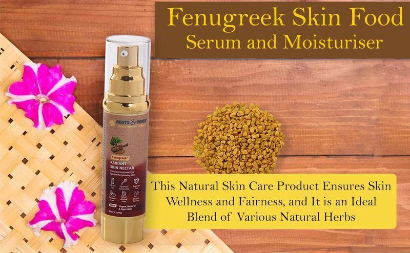 Fenugreek Radiant Skin Nectar Intensive Treatment for Hydrated & Glowing Skin (oily -combination Skin)