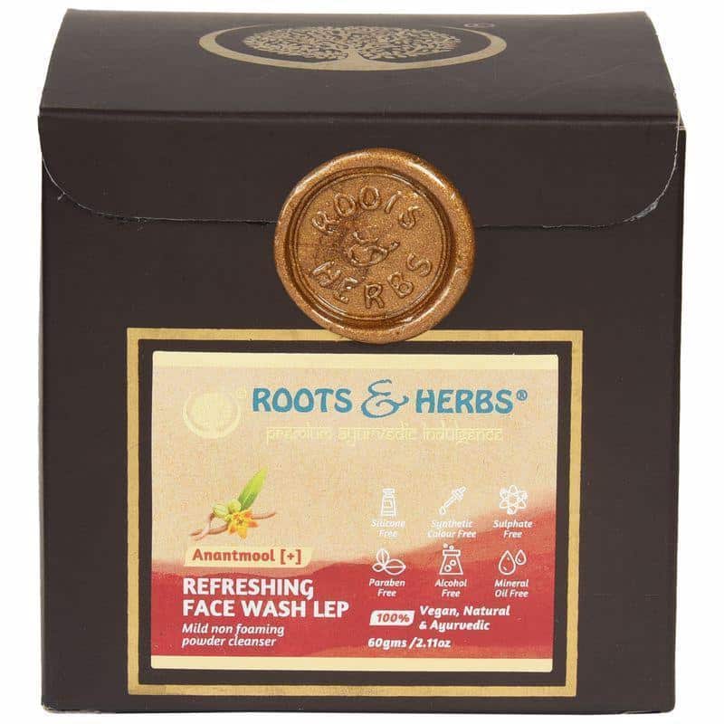 Anantmool Refreshing Face Wash Lep Mild Foaming Powder Facial Cleanser (normal-dry Skin)
