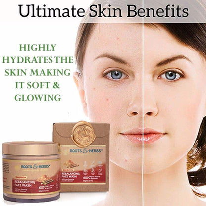 Manjistha  Face Wash Lep Mild Foaming Powder Facial Cleanser (oily -combination Skin)