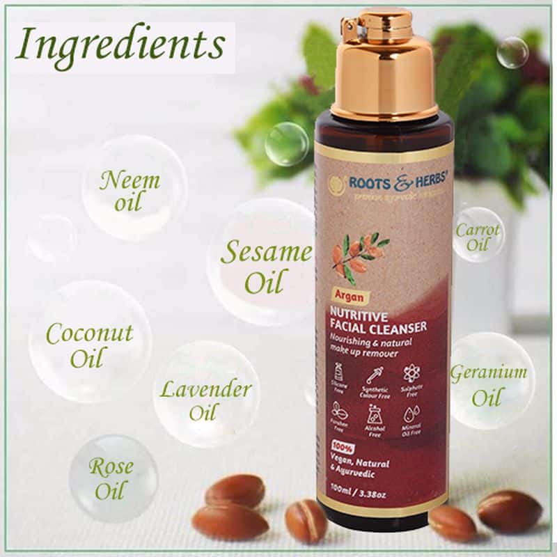 Argan Nutritive Facial Cleanser Make up Remover (normal-dry Skin)