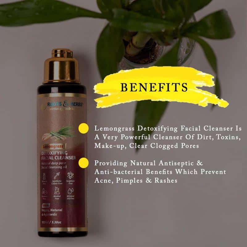 Lemongrass Detoxifying Facial Cleanser Oil (oily -combination Skin)