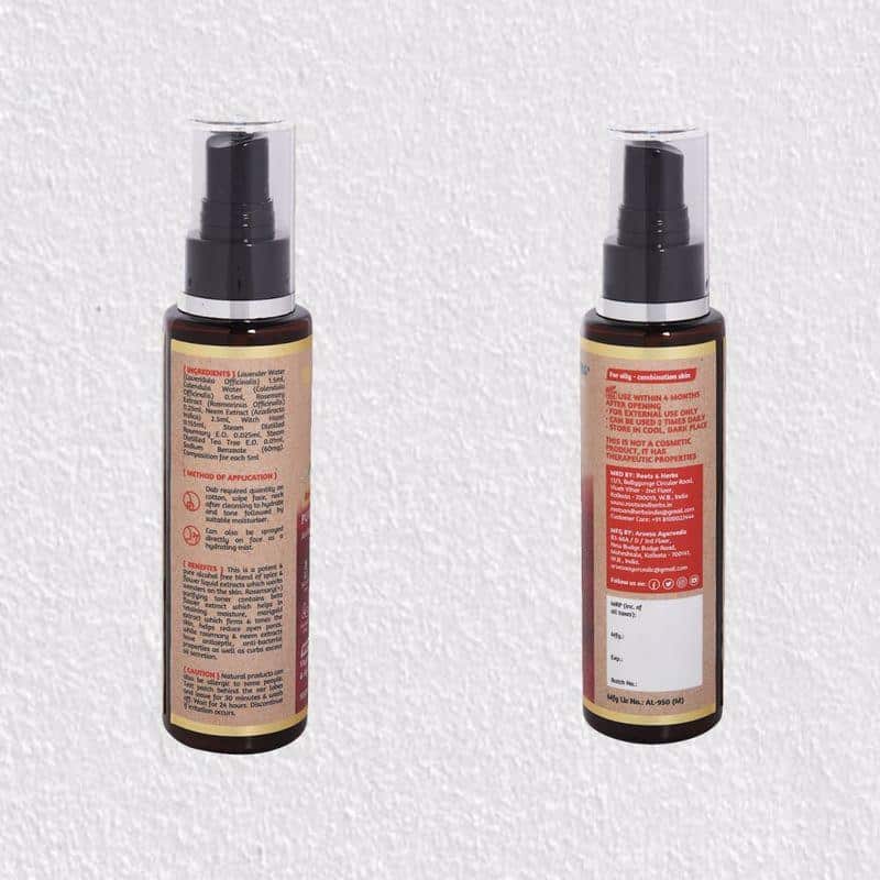 Rosemary Purifying Toner  (oily -combination Skin)