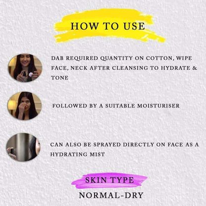 Hydrating Kashmiri Kesar Toner Pore Refining & Ph Balancing (normal-dry Skin)