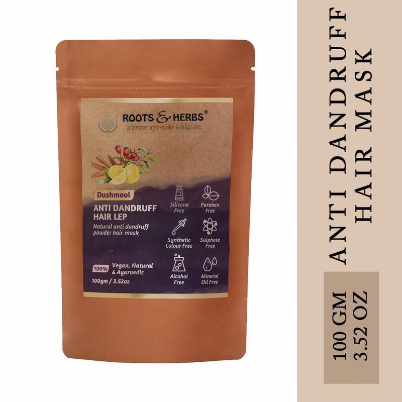 Dushmool Anti Dandruff Hair Lep 100% Natural & Effective Powder Hair Mask (for All Hair & Scalp Type )