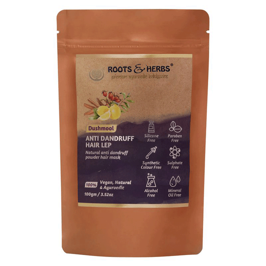 Dushmool Anti Dandruff Hair Lep 100% Natural & Effective Powder Hair Mask (for All Hair & Scalp Type )