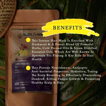 Dushmool Anti Dandruff Hair Lep Powder Hair Mask