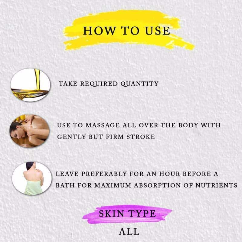 Tulsi Panchang Luminous Body Massage Oil  Even Toning & De-tan (all Skin Types)