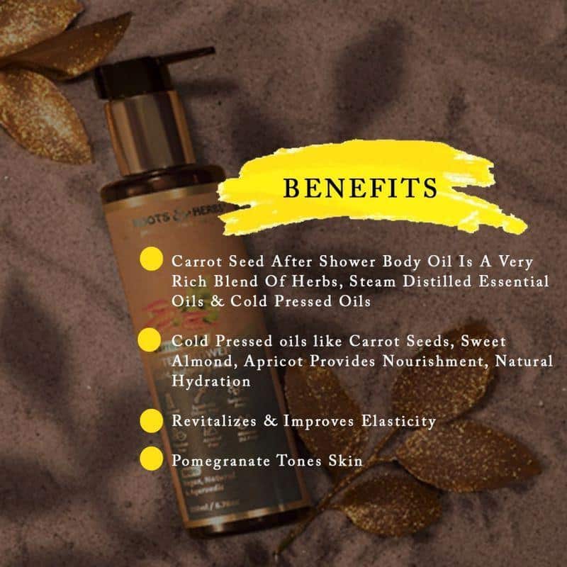 Carrot Seed After Shower Body Oil