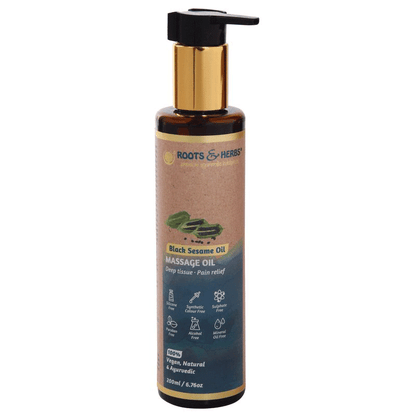 Black Sesame Oil Deep Tissue, pain Relief Massage Oil