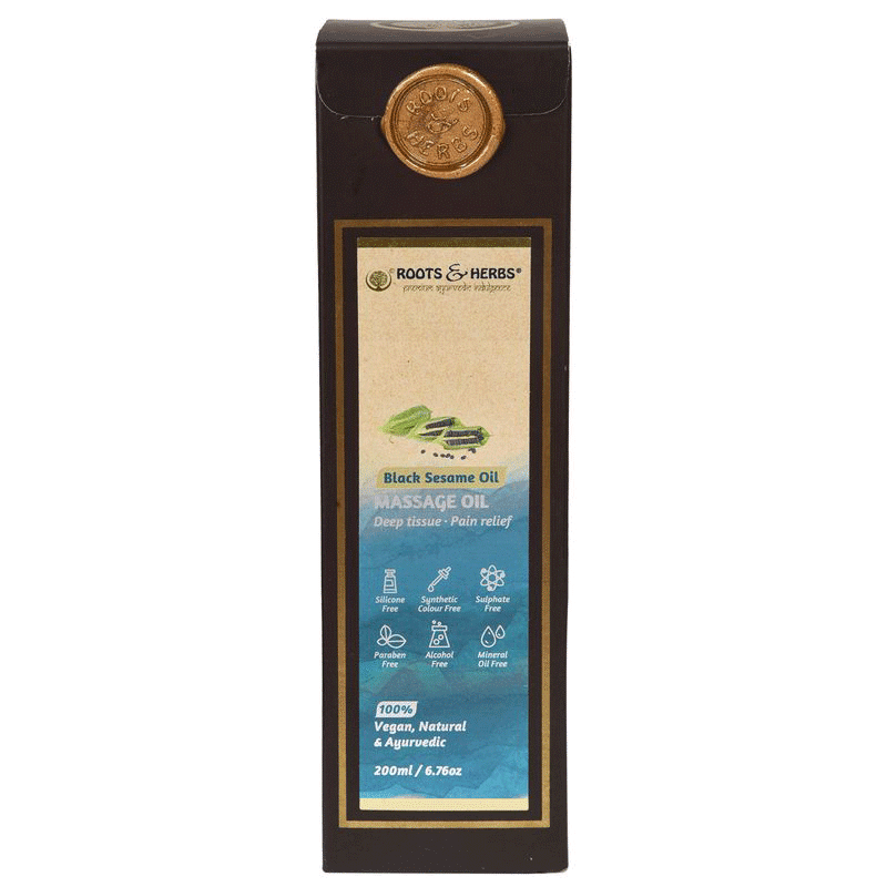 Black Sesame Oil Deep Tissue, pain Relief Massage Oil