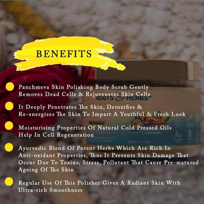 Panchmeva Skin Polishing Body Scrub Powder (all Skin Types)