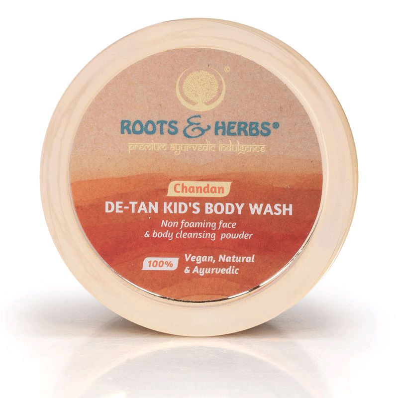 Chandan De-tan Kid's Body Wash Mild Foaming Powder (all Skin Types)