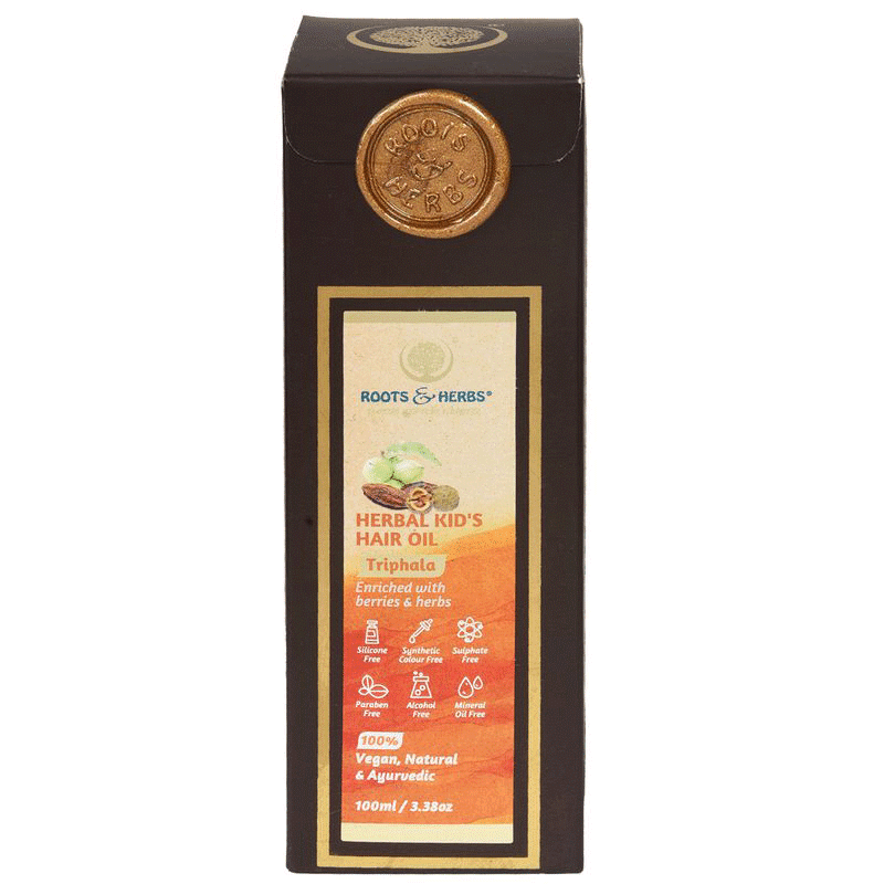 Triphala Herbal Kids Hair Oil Enriched With Berries & Potent Herbs (all Hair Types)