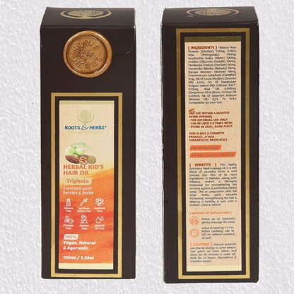 Triphala Herbal Kids Hair Oil Enriched With Berries & Potent Herbs (all Hair Types)