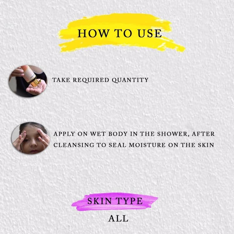 Luxuriate Wheatgerm Kids After Shower Oil With Skin Loving & Nourishing Oils (all Skin Types)