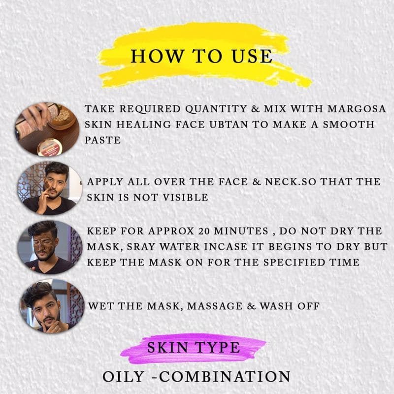 Margosa Skin Healing Face Activator Intensive Skin Clarifying Recipe (for Men) (Oily-combination Skin)
