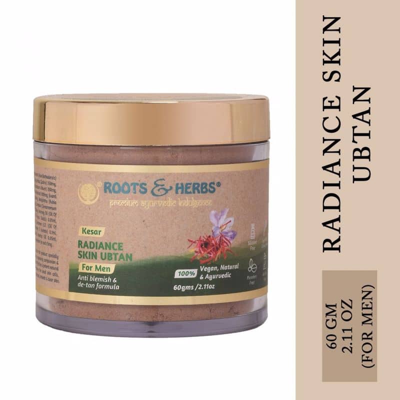 Kesar Radiance Face Ubtan Anti Blemish & Detan Formula (for Men) (normal-dry Skin)