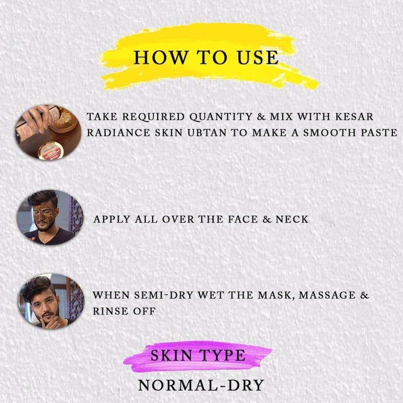 Kesar Radiance Face Activator Anti Blemish & Detan Formula (for Men) (normal-dry Skin)