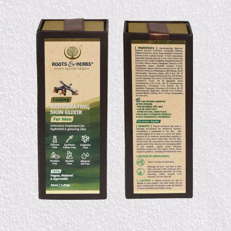 Lavang Rehydrating Skin Elixir acne prone skin Men (oily -combination Skin)