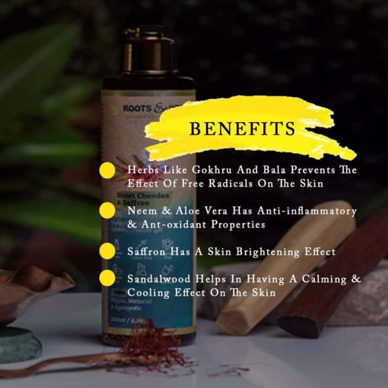 Shvet Chandan & Saffron Body Cleanser  Shower Gel