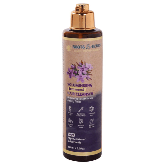 Voluminising Jatamansi Hair Cleanser shampoo Naturally Voluminous & Silky Locks (For Lifeless-dull Hair)