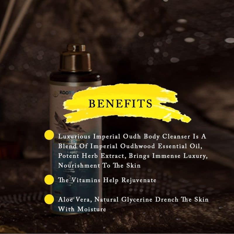 Luxurious Imperial Oudh Body Cleanser Hydrating Shower Gel