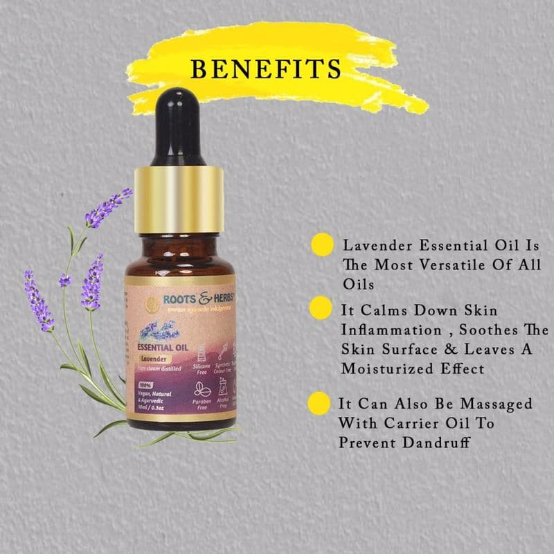 Lavender Essential Oil Pure Steam Distilled