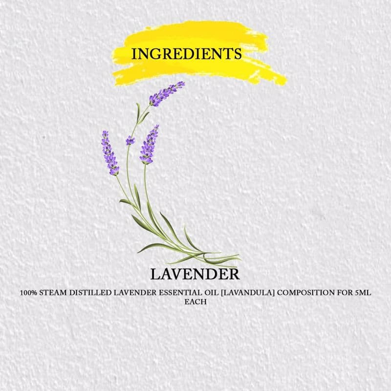 Lavender Essential Oil Pure Steam Distilled