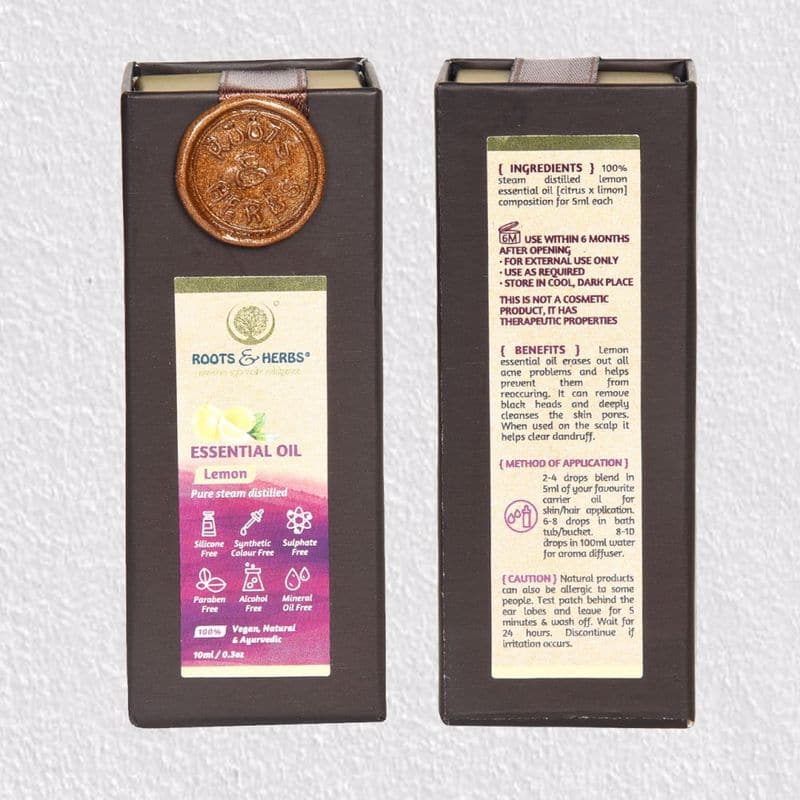Lemon Essential Oil Pure Steam Distilled